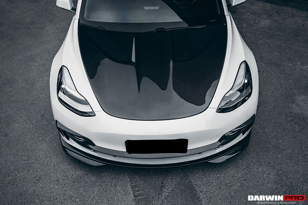 2017 - 2023 Tesla Model 3 IMP Performance Carbon Fiber Middle Front Lip