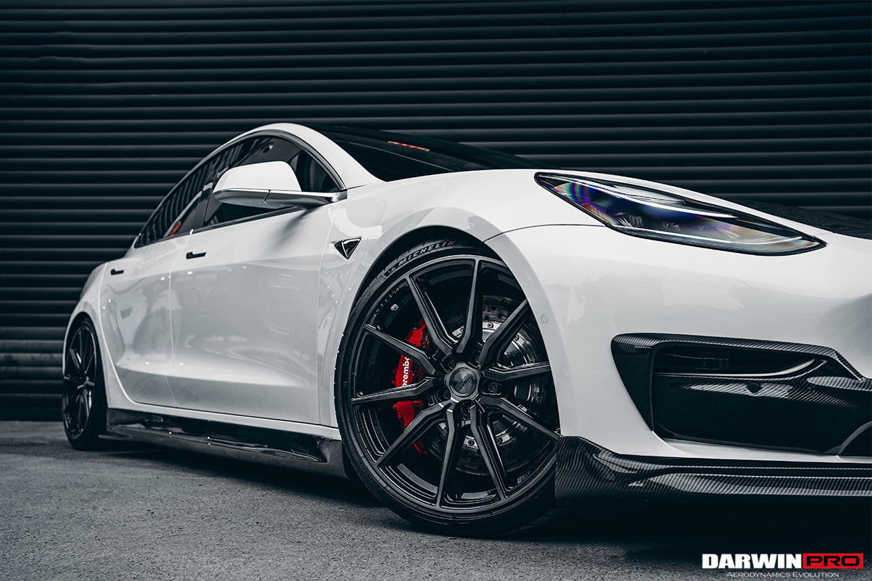 2017 - 2023 Tesla Model 3 IMP Performance Carbon Fiber Middle Front Lip