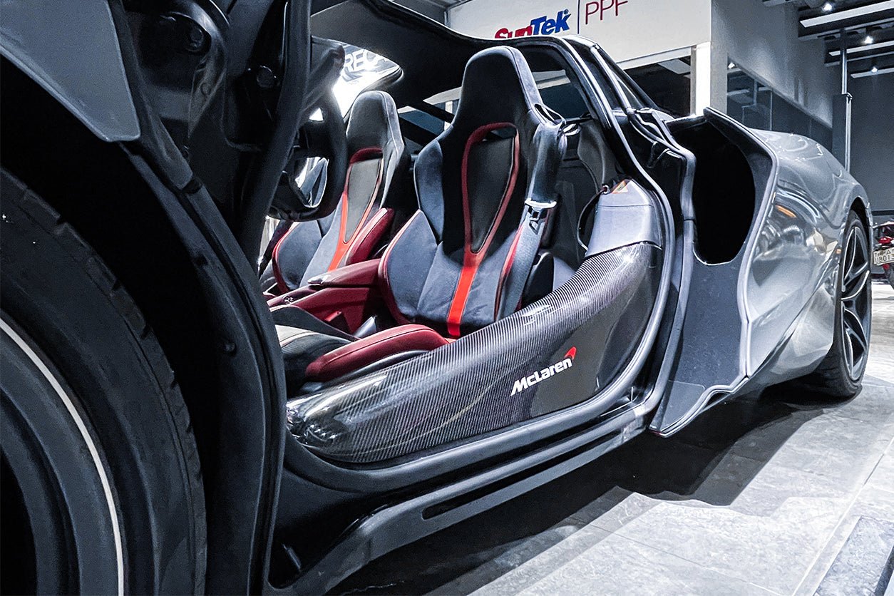 McLaren 720S 765LT P14 Dry Carbon Fiber Door Sills 2017-2023