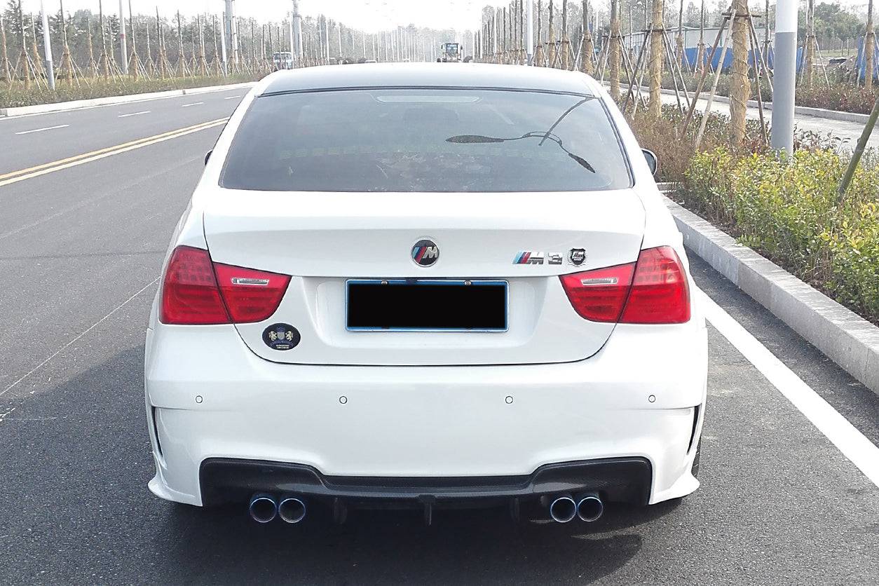 2006-2012 BMW 3 Series E90 1M Style Rear Bumper - Carbonado
