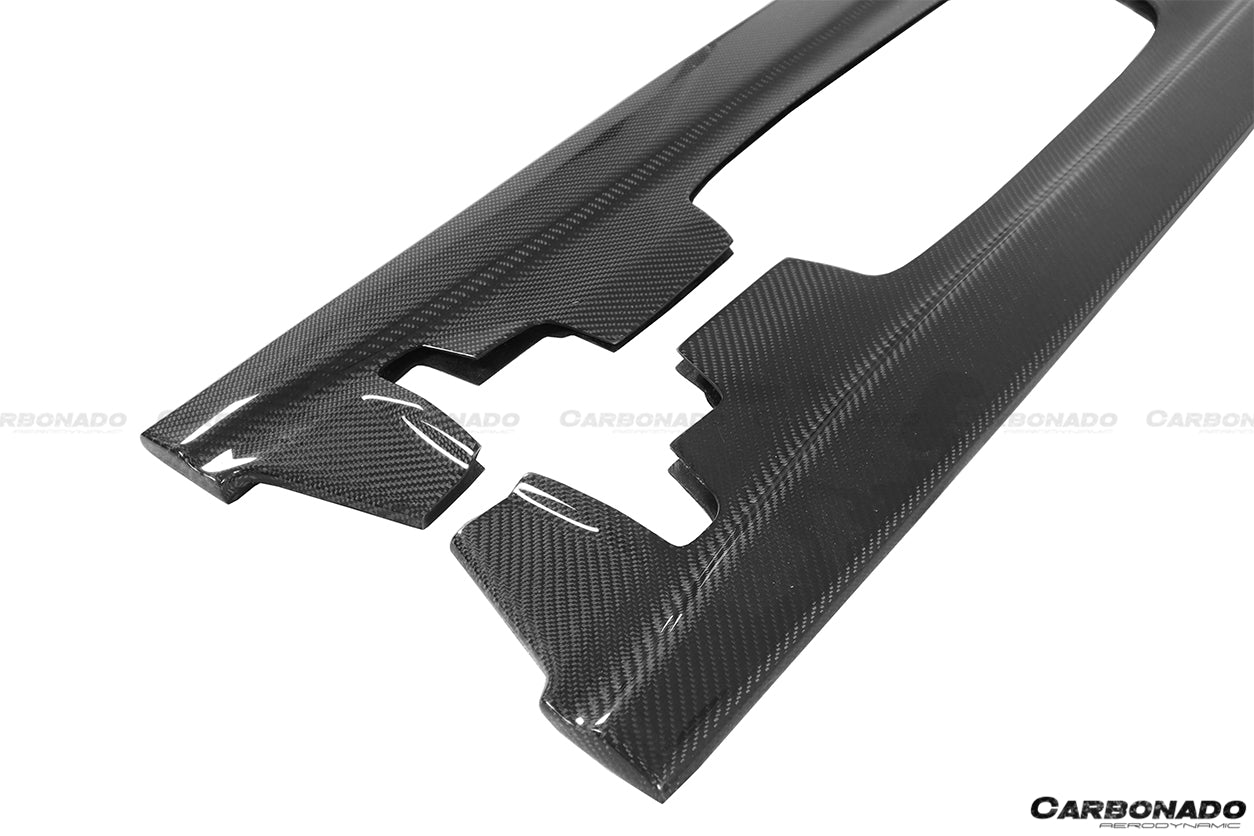 2008-2012 BMW M3 E92/E93 ET Style Carbon Fiber Side Skirts Under Board