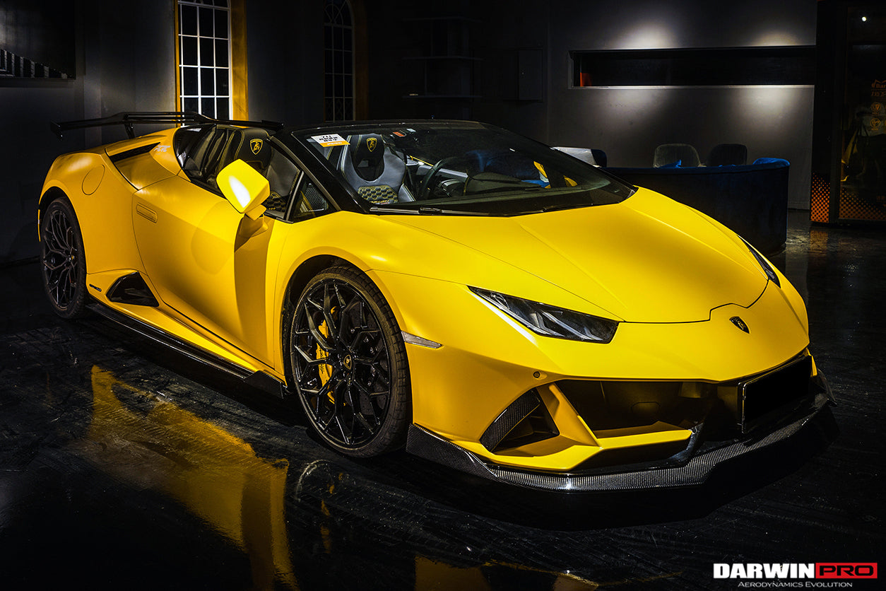2019 - 2023 Lamborghini Huracan EVO OD Style Dry Carbon Side Skirts Under Board