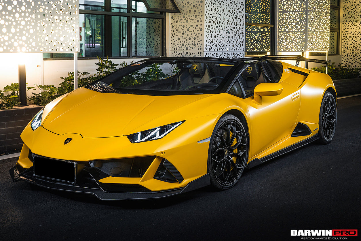 2019 - 2023 Lamborghini Huracan EVO OD Style Dry Carbon Side Skirts Under Board