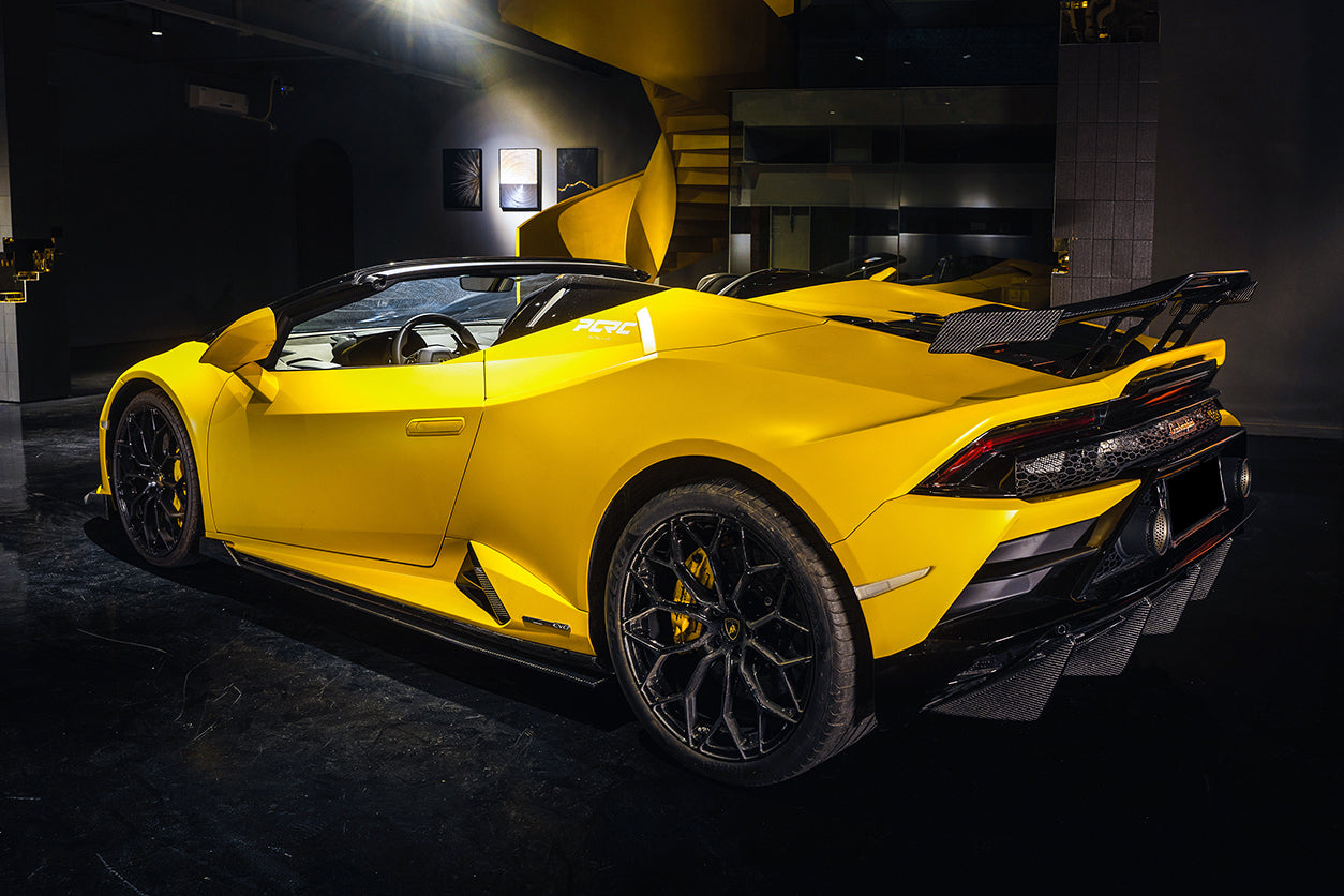 2019 - 2023 Lamborghini Huracan EVO OD Style Dry Carbon Side Skirts Under Board