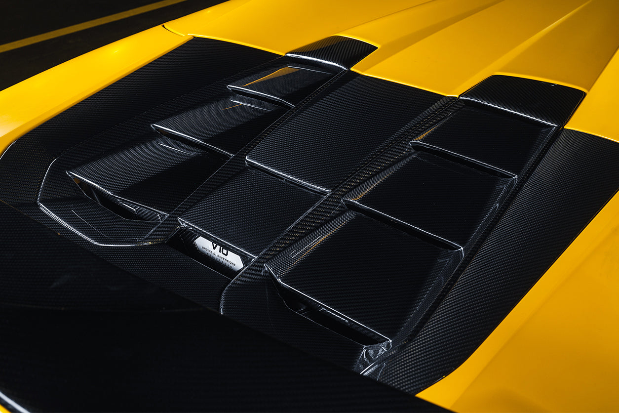 2019 - 2023 Lamborghini Huracan EVO Spyder OD Style Dry Carbon Engine Trunk Hood