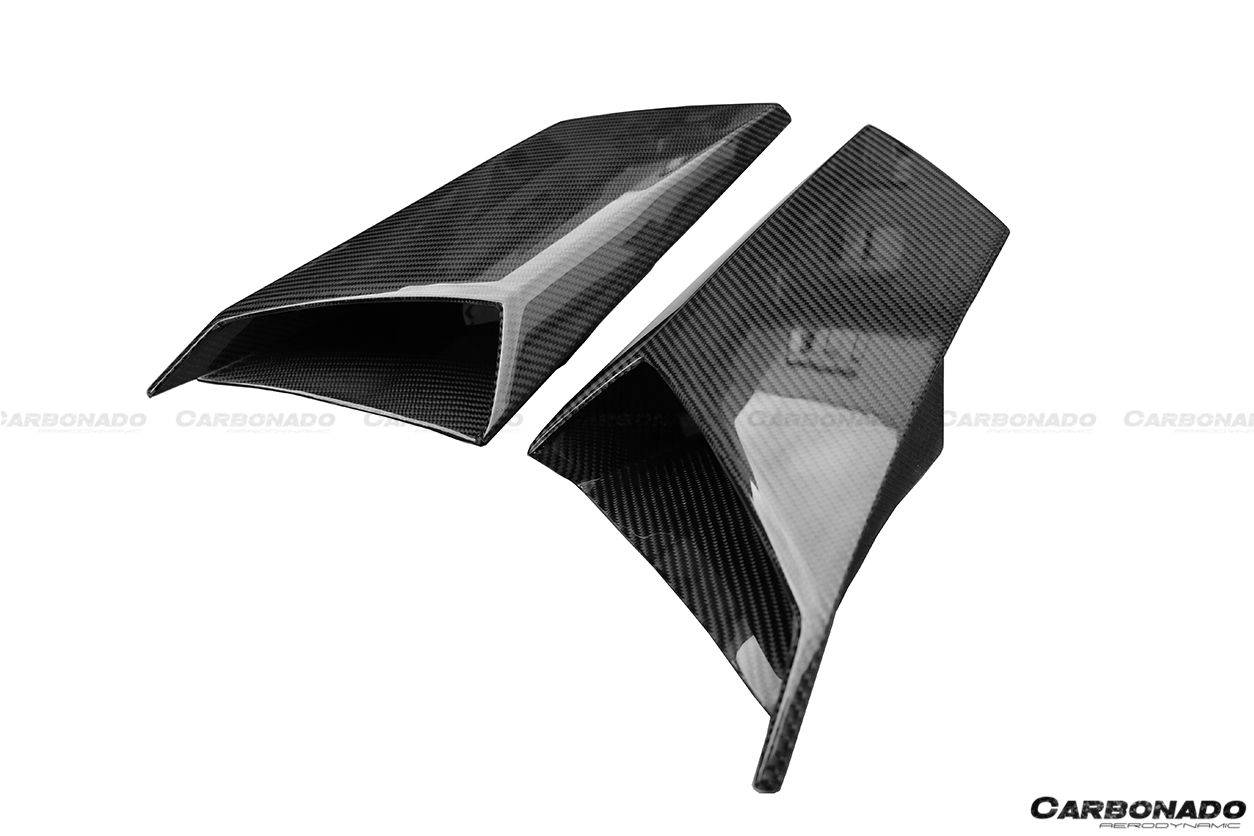 Lamborghini Aventador LP700 Coupe OEM Style Carbon Fiber Engine Air Intakes 2011-2016