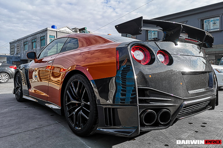 2008 - 2022 Nissan GTR R35 CBA DBA EBA NSM Style Carbon Fiber Trunk Spoiler Wing