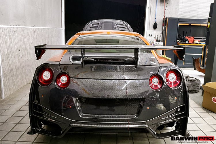 2008 - 2022 Nissan GTR R35 CBA DBA EBA NSM Style Carbon Fiber Trunk Spoiler Wing