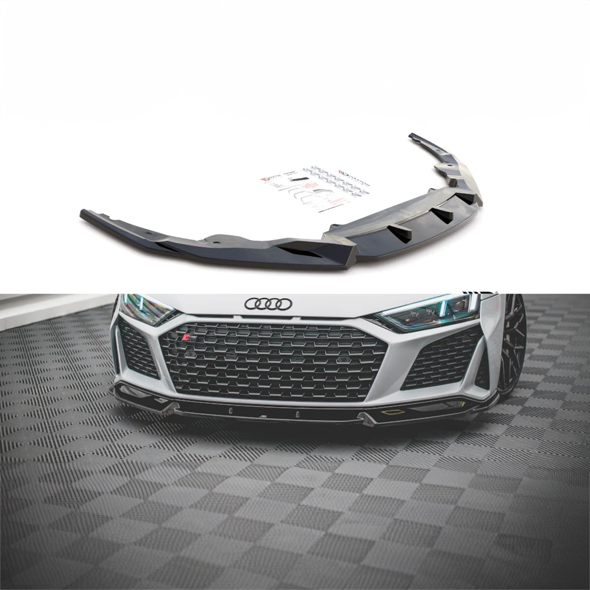 Front Splitter V.1 AUDI R8 MK2 Facelift