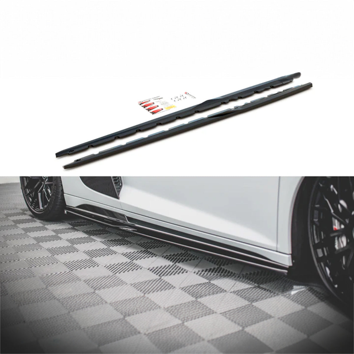 Side Skirts Diffusers AUDI R8 MK2 Facelift