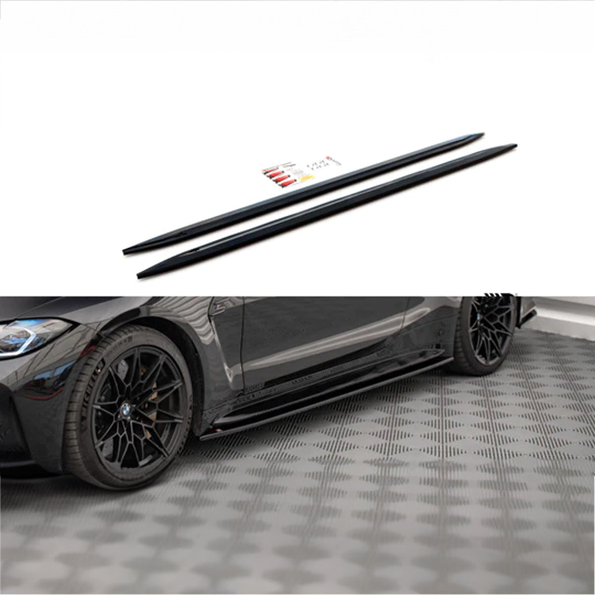Side Skirts Diffusers V.2 BMW M4 G82