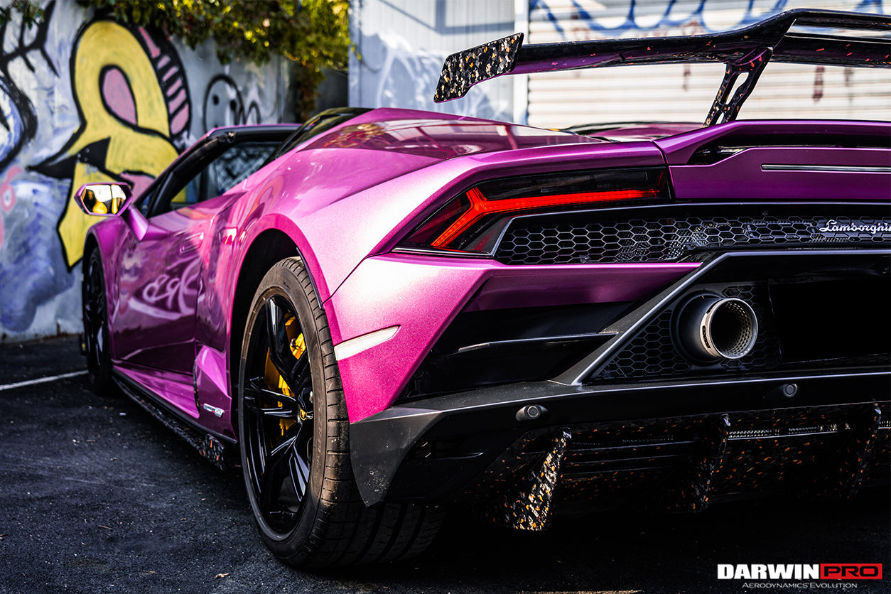 2019 - 2023 Lamborghini Huracan EVO OD Style Dry Carbon Trunk Spoiler Wing