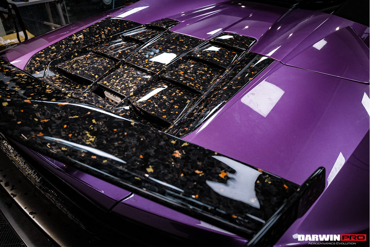 2019 - 2023 Lamborghini Huracan EVO Spyder OD Style Dry Carbon Engine Trunk Hood