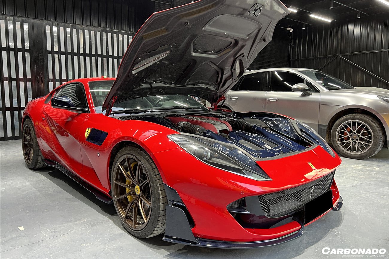 2018 - 2025 Ferrari 812 Superfast & GTS MSY Style Front Bumper Side Vents