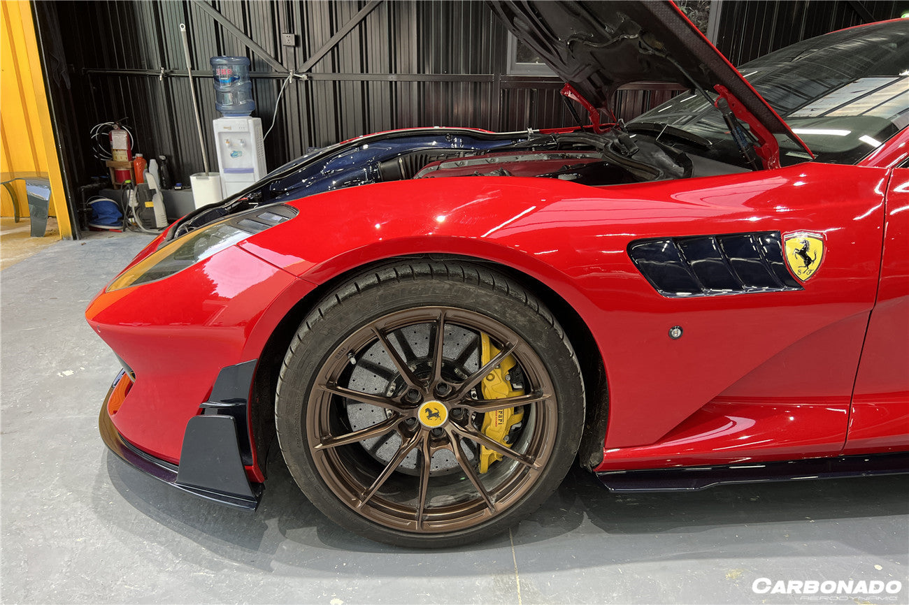 2018 - 2025 Ferrari 812 Superfast & GTS MSY Style Front Bumper Side Vents