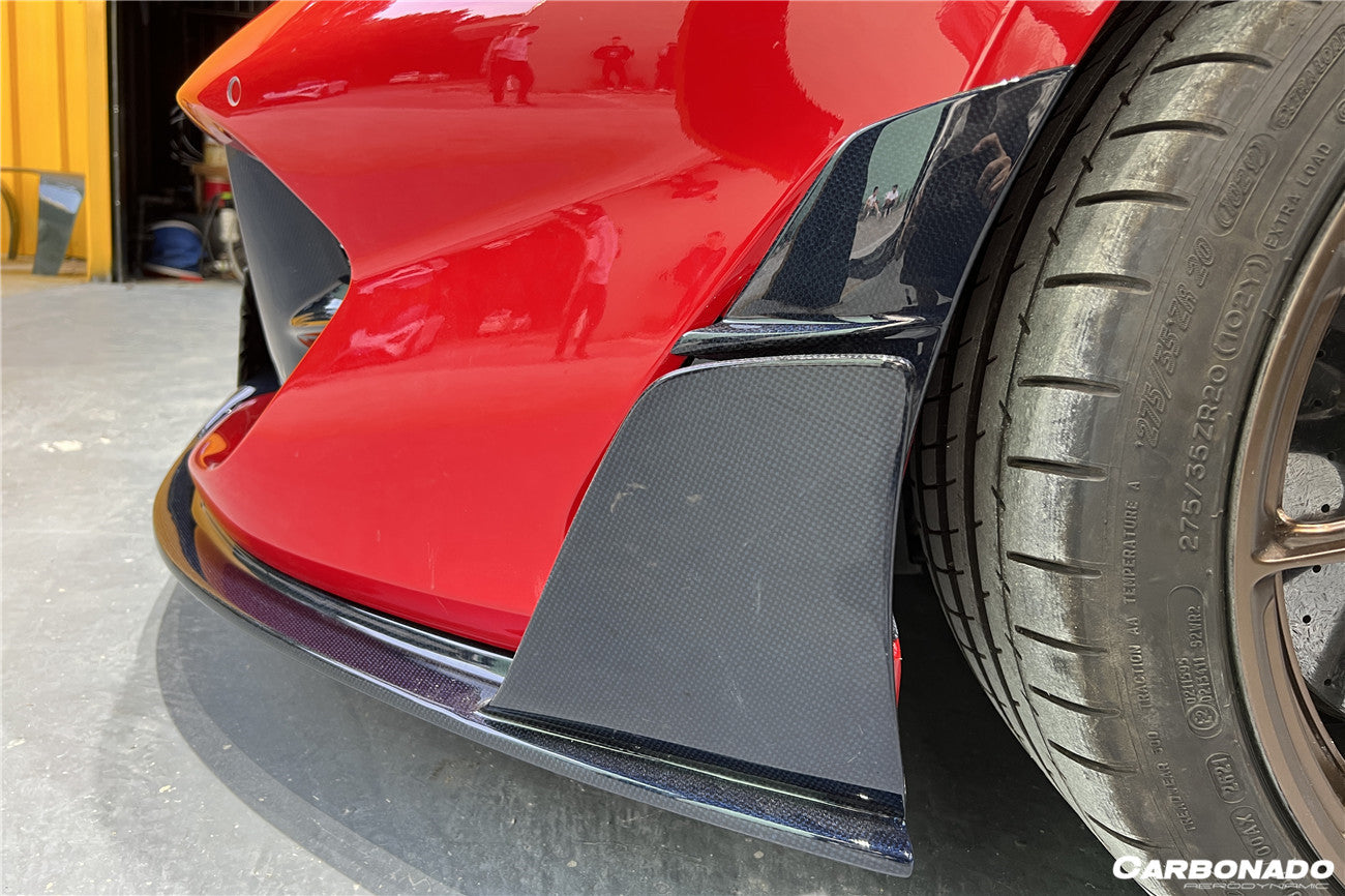 2018 - 2025 Ferrari 812 Superfast & GTS MSY Style Front Bumper Side Vents