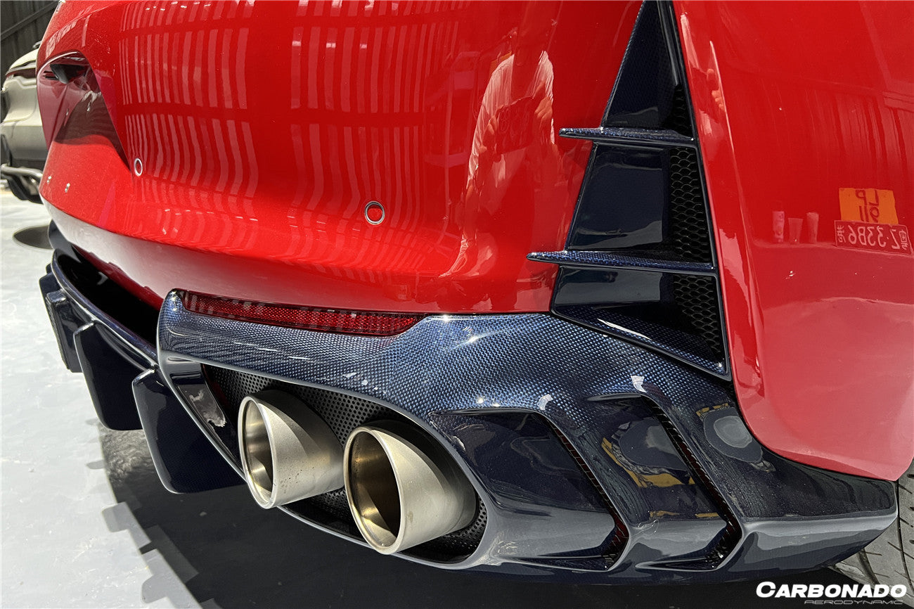 2018 - 2025 Ferrari 812 Superfast & GTS MSY Style Rear Bumper Vents