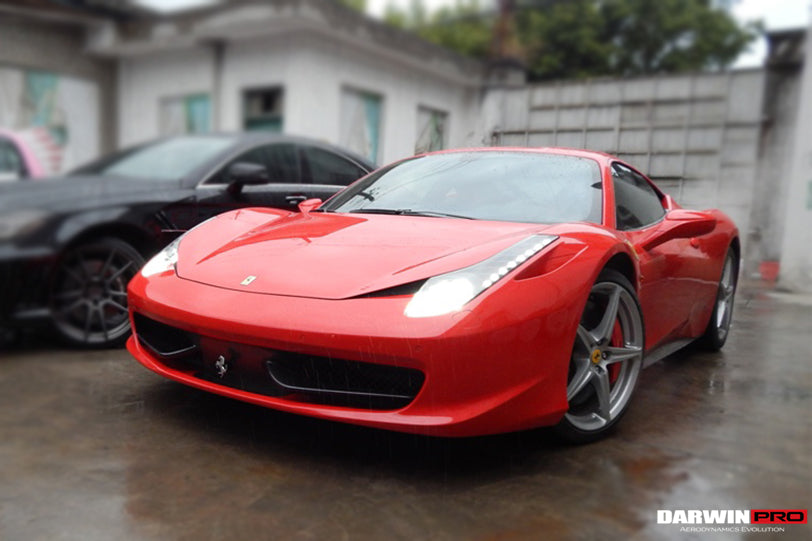 2010 - 2015 Ferrari 458 Coupe/Spyder Carbon Fiber Front Canards