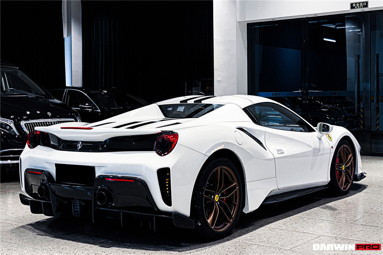 2015 - 2020 Ferrari 488 GTB & Spyder Pista Style Side Skirts