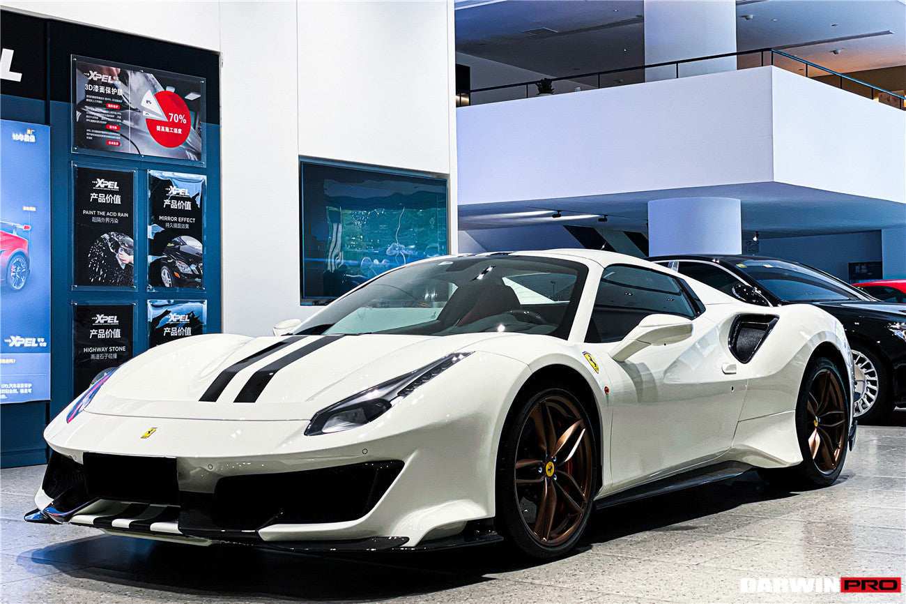 2015 - 2020 Ferrari 488 GTB & Spyder Pista Style Side Skirts