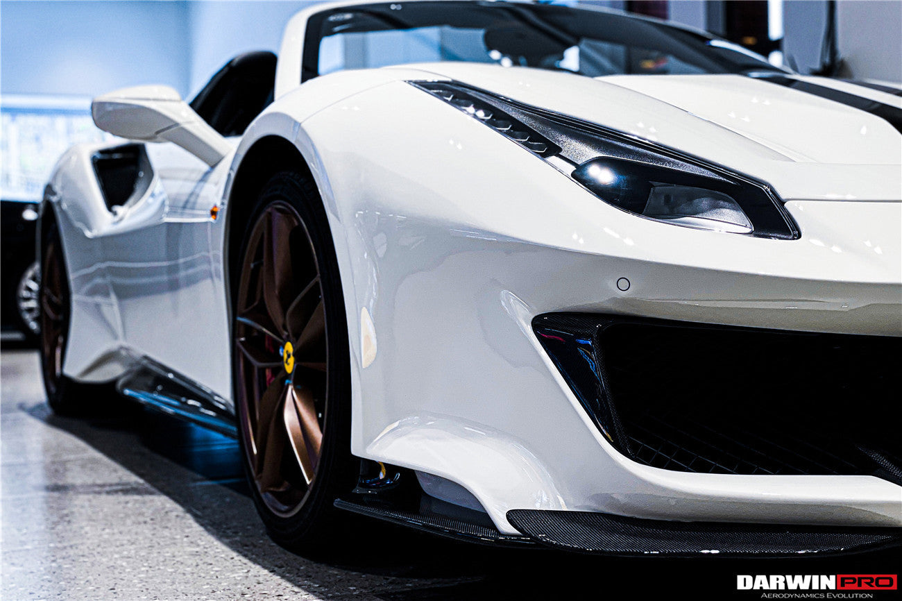 2015 - 2020 Ferrari 488 GTB & Spyder Pista Style Side Skirts
