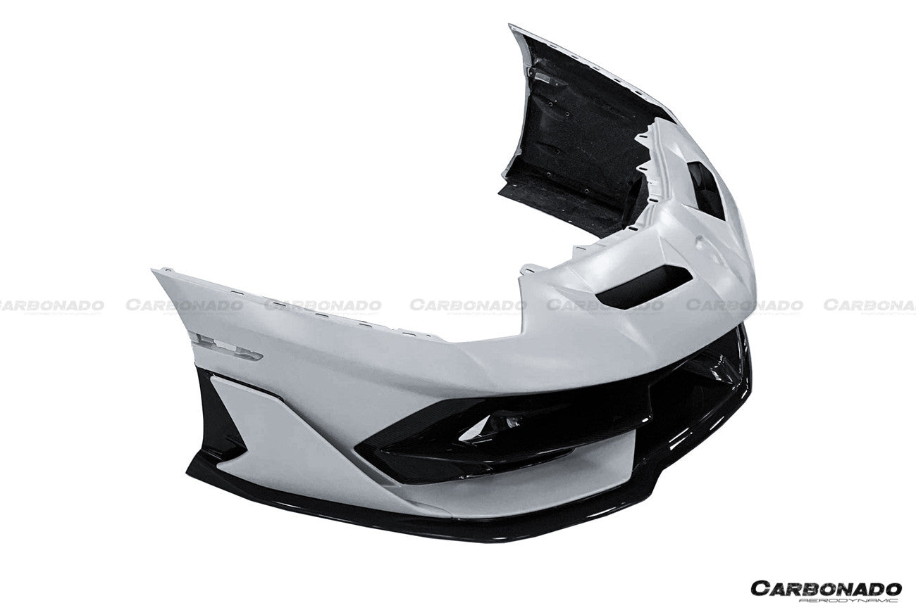 2011-2021 Lamborghini Aventador SVJ Style Dry Carbon Fiber Front Bumper