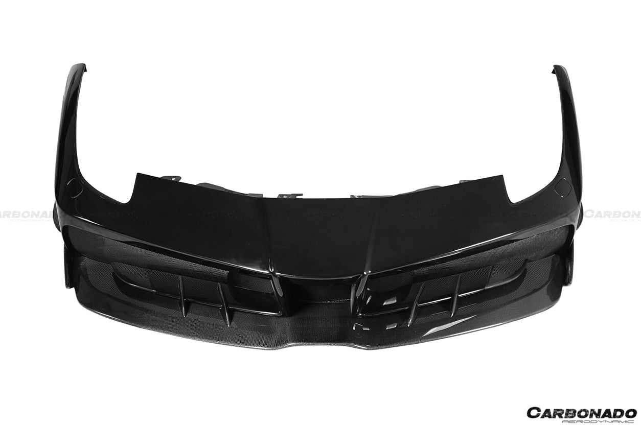 2015 - 2020 Ferrari 488 GTB/Spyder MA Style Partial Carbon Fiber Front Bumper