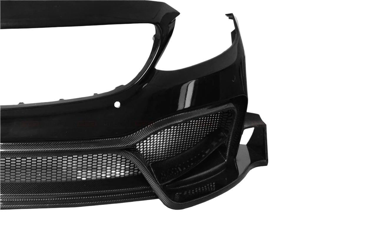 2015 - 2021 Mercedes Benz W205 C63/S AMG Sedan IMP Performance Partial Carbon Fiber front bumper