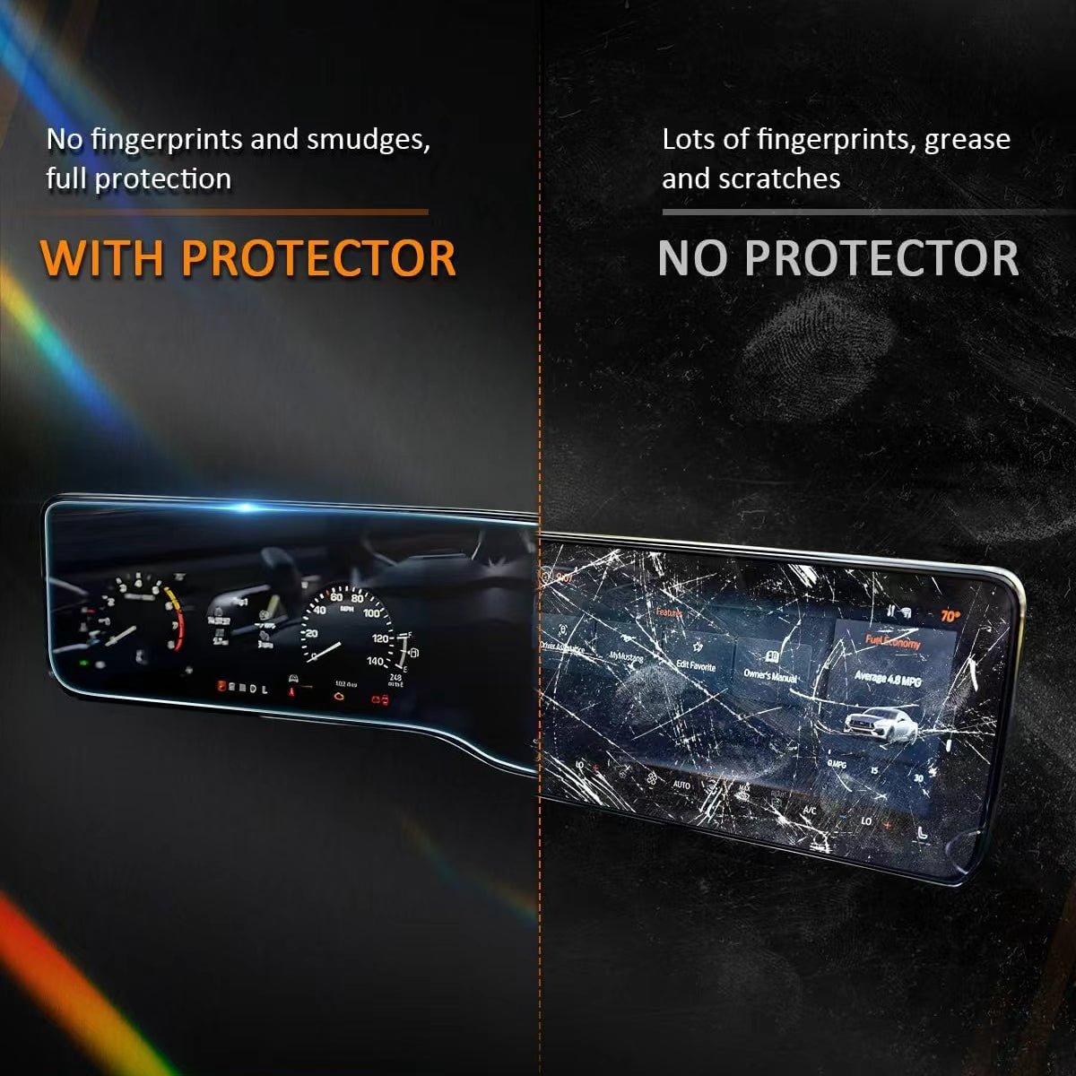 2021+ Ford Bronco Display Screen Protection Frame