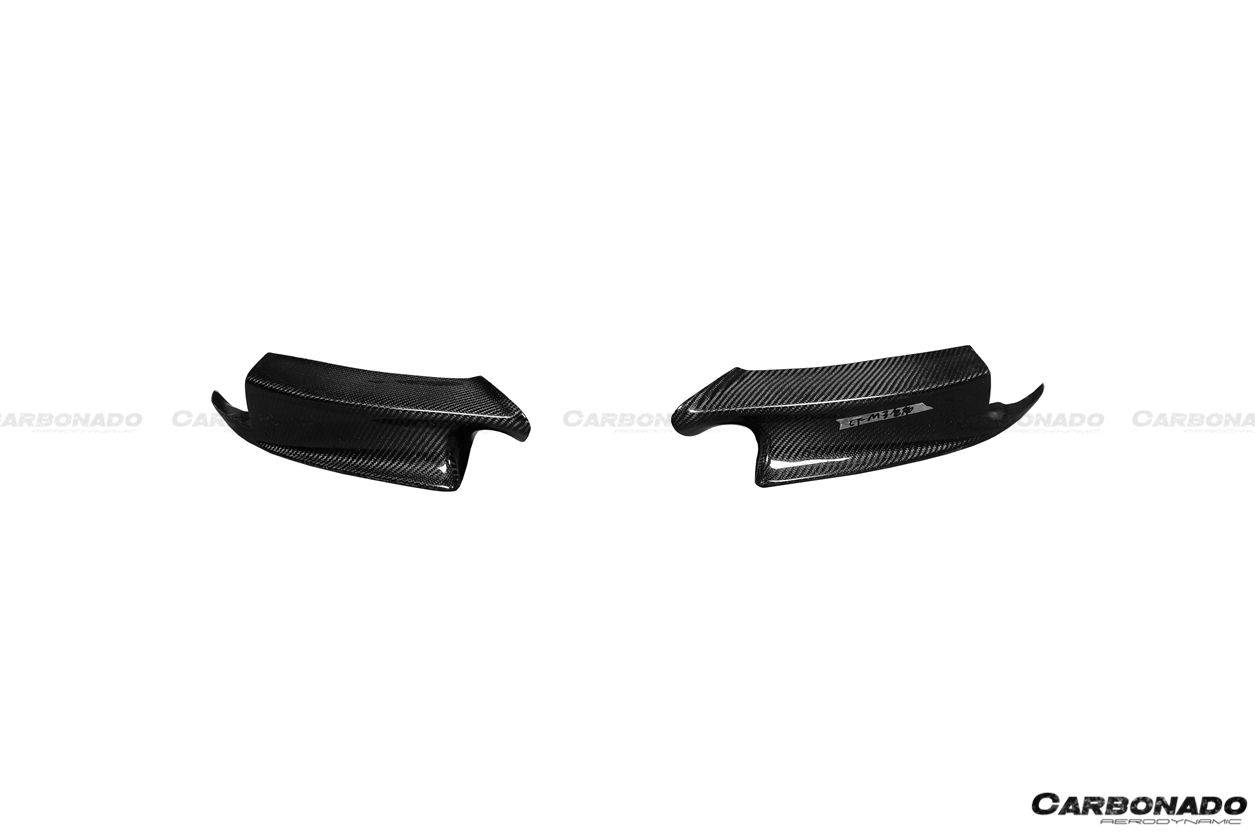 BMW M3 E90 E92 E93 MP Style Carbon Fiber Front Lip Splitters 2008-2012