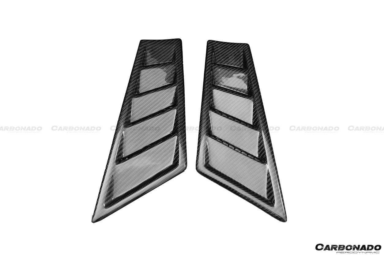 2015 - 2020 Lamborghini Huracan LP610/LP610 RZS Style Front Fender Carbon Fiber Vents