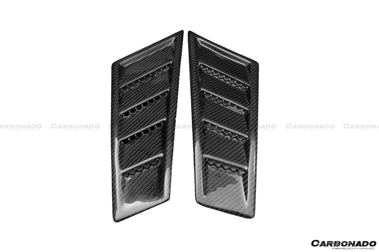 2015 - 2020 Lamborghini Huracan LP610/LP610 RZS Style Front Fender Carbon Fiber Vents