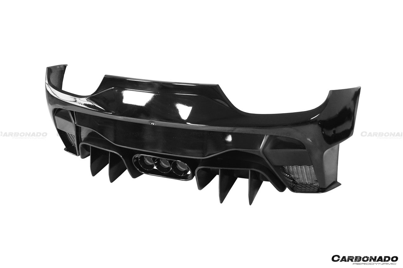 2010 - 2015 Ferrari 458 Italy/Spider VRS Style Rear Bumper W/ Tips