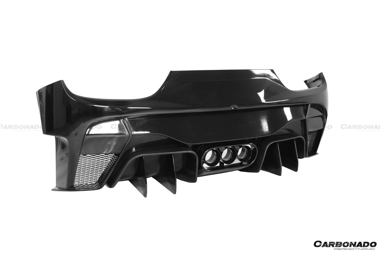 2010 - 2015 Ferrari 458 Italy/Spider VRS Style Rear Bumper W/ Tips