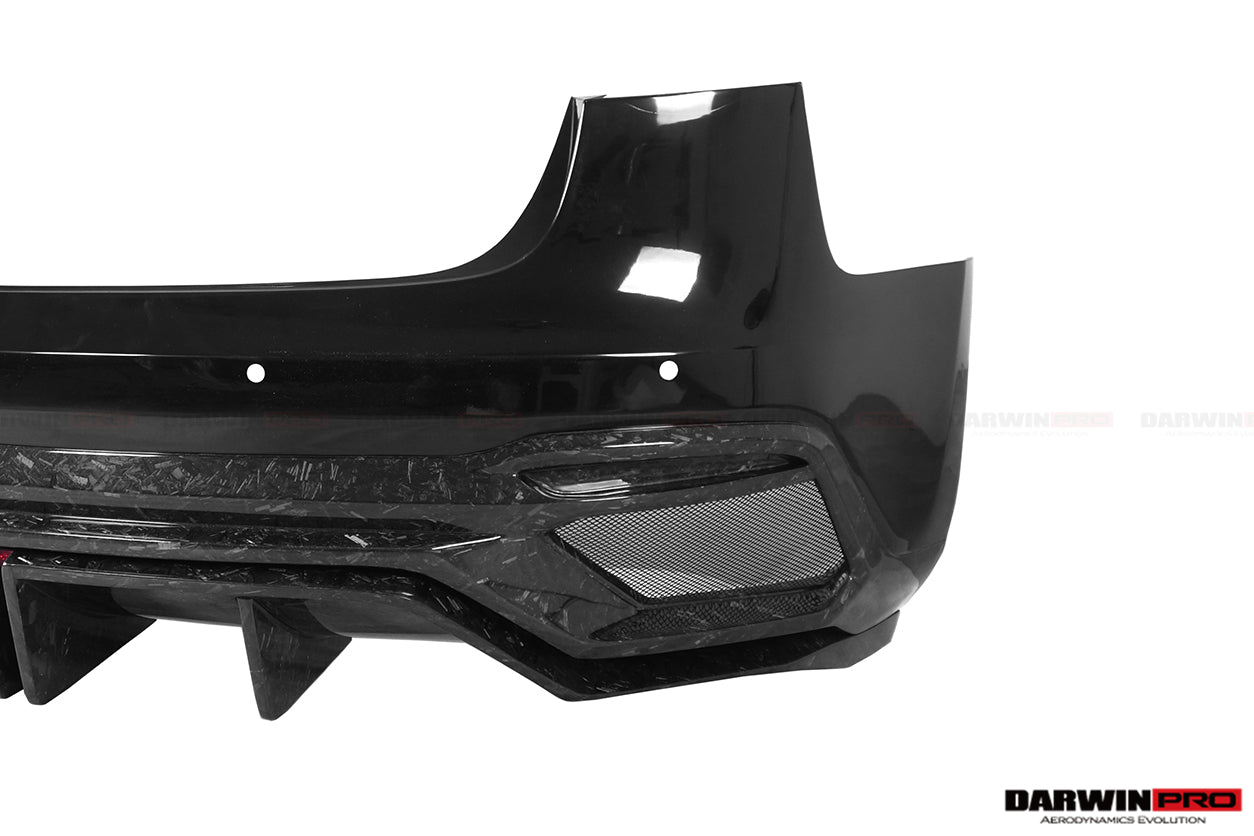 2021 - 2025 Tesla Model 3 IMP Performance Partial Carbon Fiber Rear Bumper