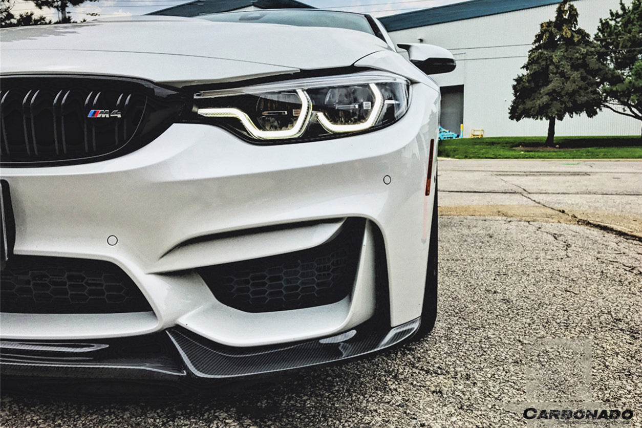 2014-2020 BMW M3 F80 & M4 F82 VA Style Carbon Fiber Front Lip