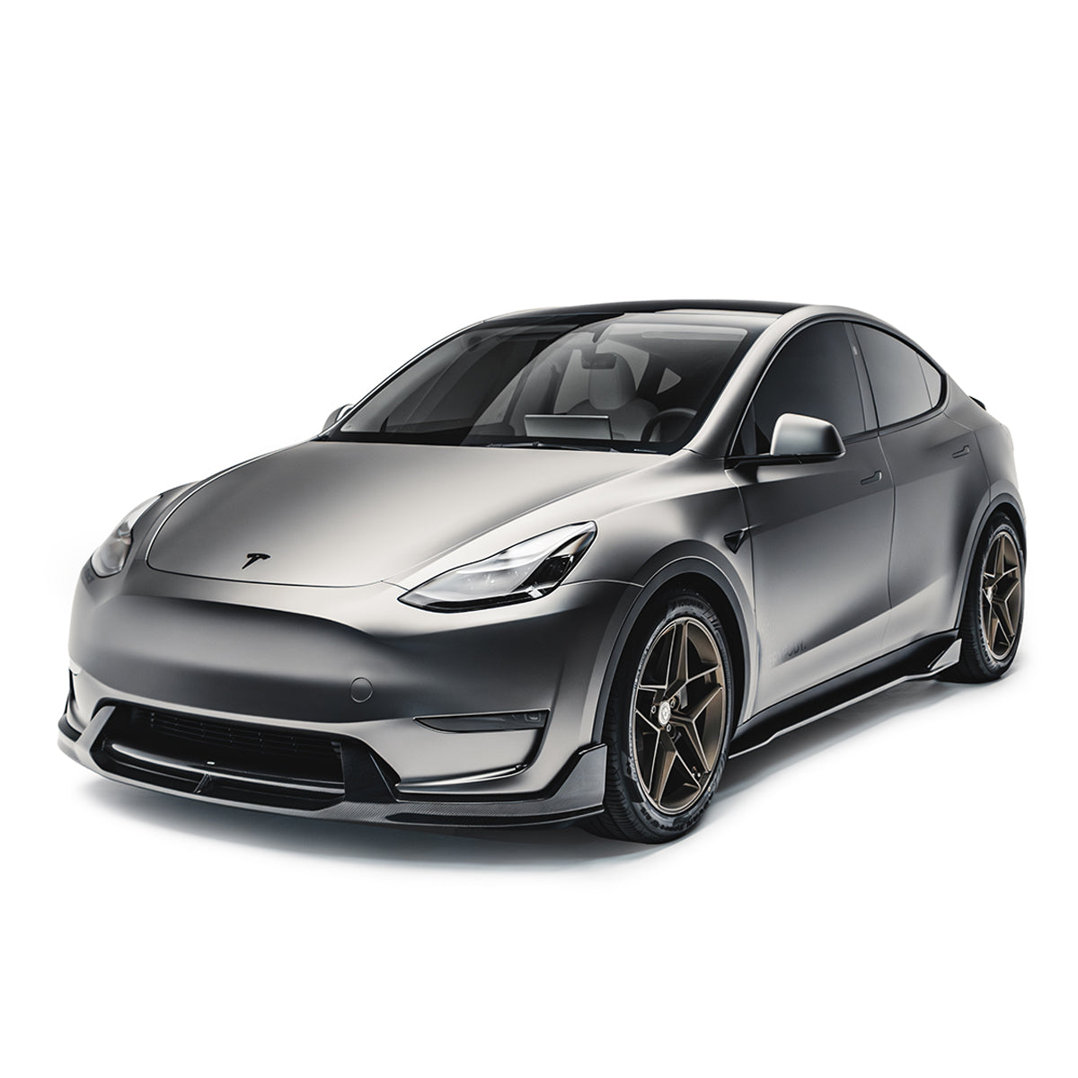 Adro Tesla Model Y V2 Front Lip Carbon Fiber