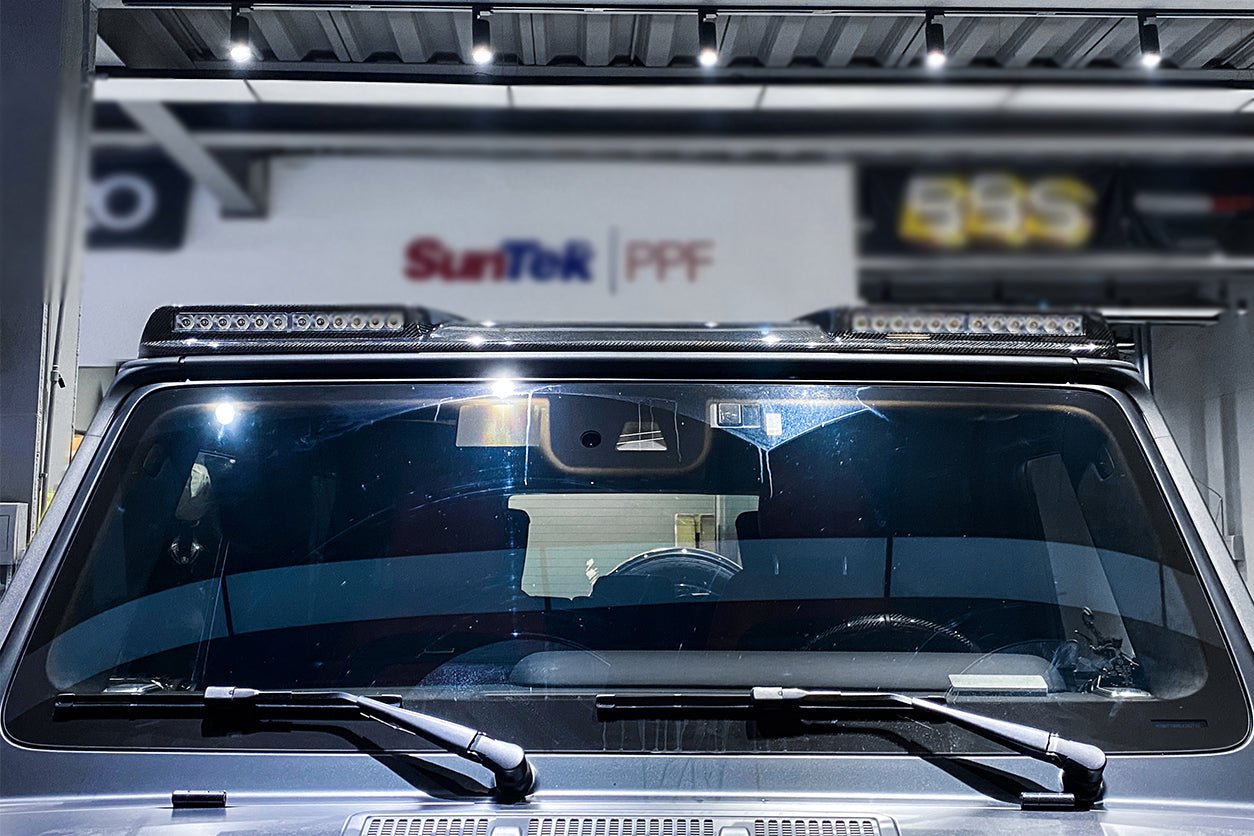 2019 - 2023 Mercedes Benz G-Class W464 G-Wagon BR Style Front Roof Spoiler