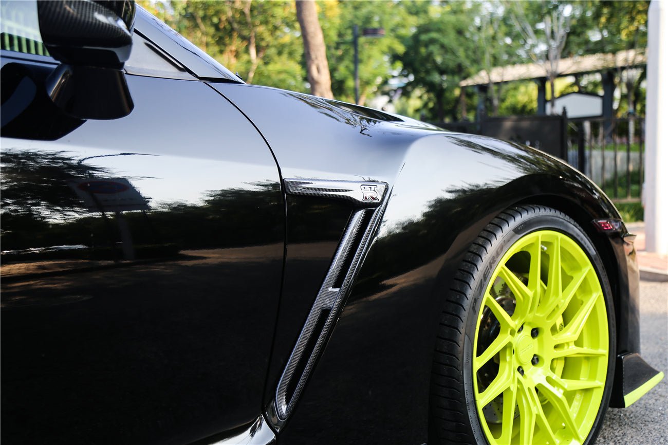 2008-2022 Nissan GTR R35 CBA/DBA/EBA Carbon Fiber Fender Vents - DarwinPRO Aerodynamics