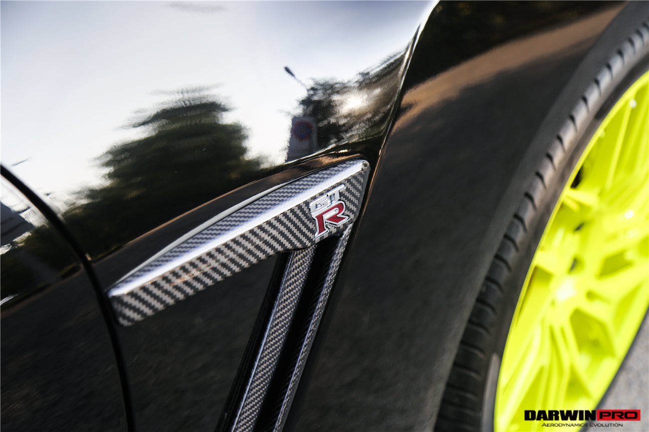 2008 - 2022 Nissan GTR R35 CBA/DBA/EBA Carbon Fiber Fender Vents