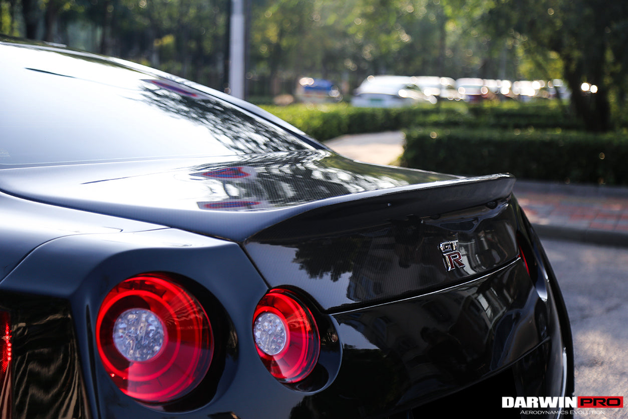 2008 - 2022 Nissan GTR R35 CBA/DBA/EBA DLK Style Carbon Fiber Trunk