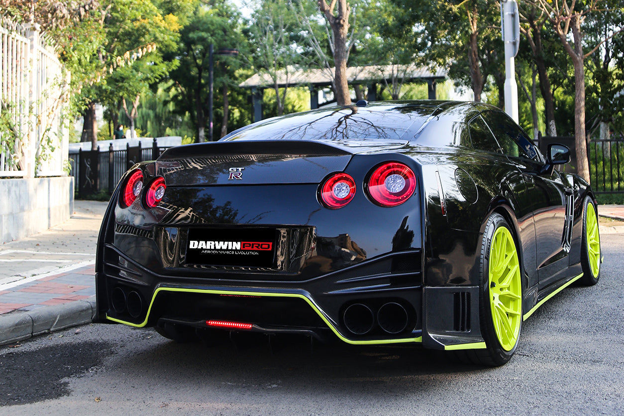 2008 - 2022 Nissan GTR R35 CBA/DBA/EBA DLK Style Carbon Fiber Trunk