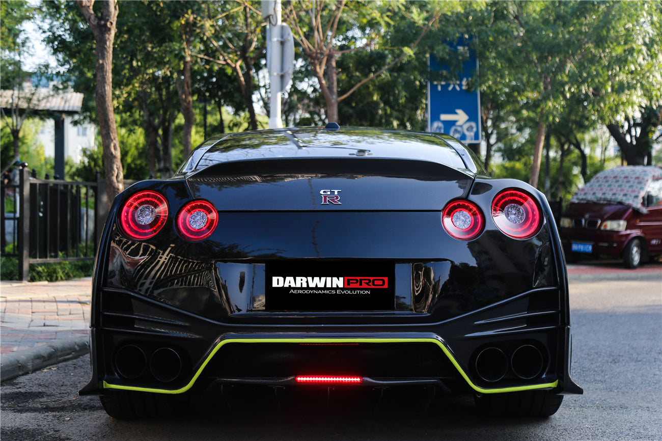 2008 - 2022 Nissan GTR R35 CBA/DBA/EBA DLK Style Carbon Fiber Trunk