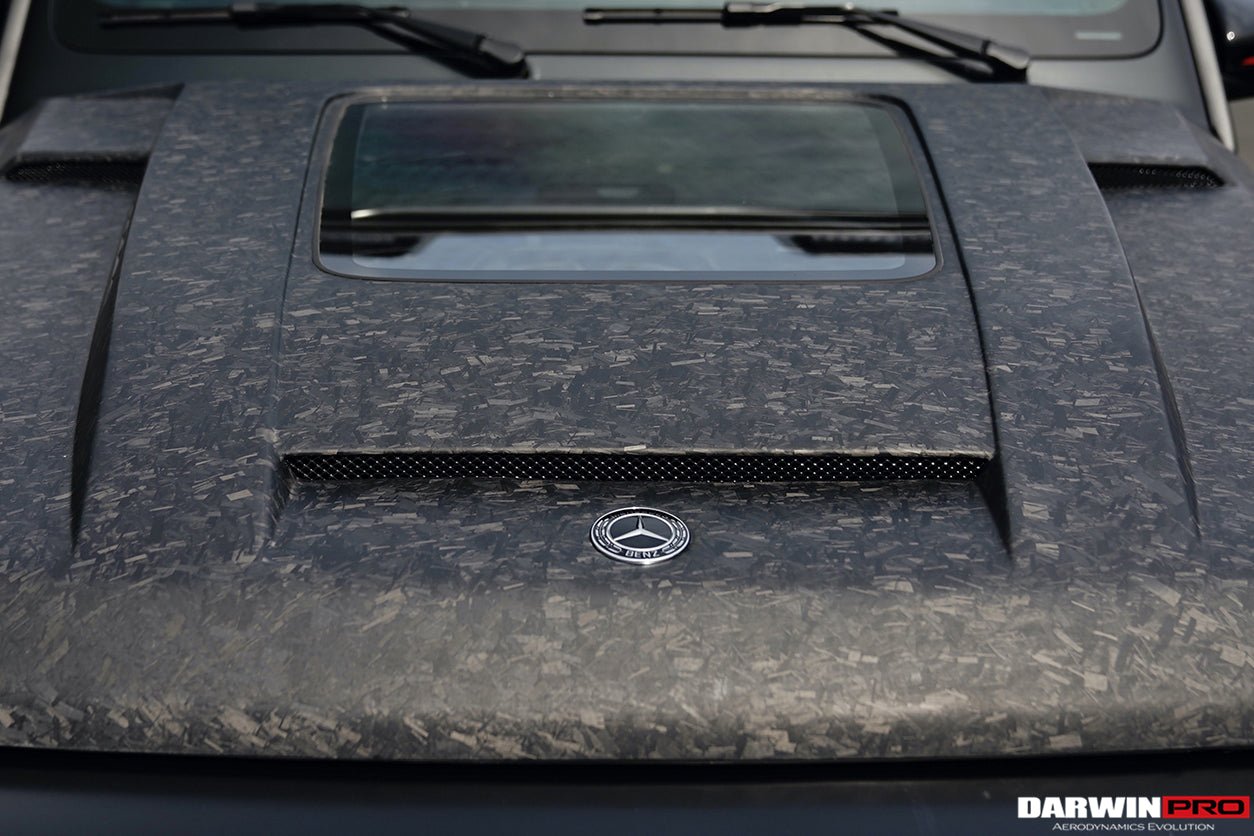 2019 - 2023 Mercedes Benz W464 G-Class G Wagon G500 & G550 & G63AMG IMP Performance Partial Carbon Fiber Hood