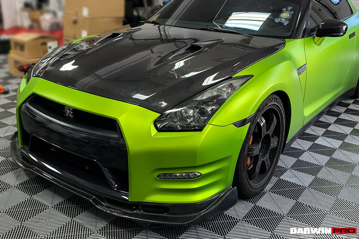 2012 - 2016 Nissan GTR R35 DBA BSE Style Carbon Fiber Front Lip