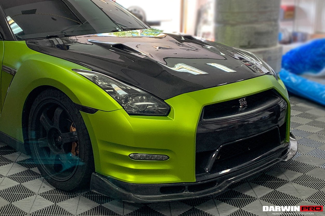 2012 - 2016 Nissan GTR R35 DBA BSE Style Carbon Fiber Front Lip