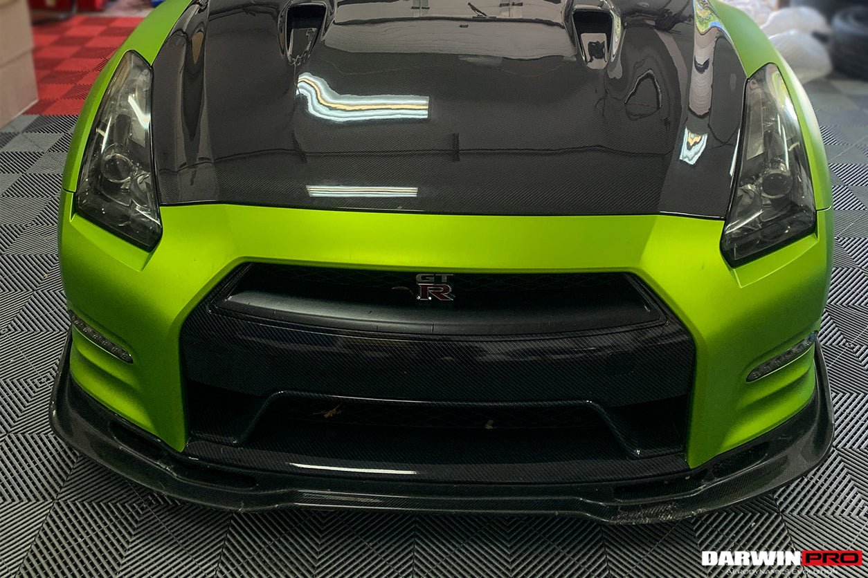 2012 - 2016 Nissan GTR R35 DBA BSE Style Carbon Fiber Front Lip