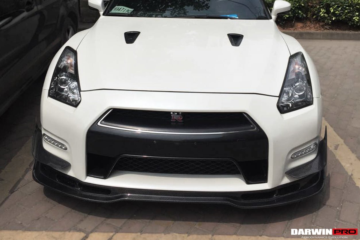 2012 - 2016 Nissan GTR R35 DBA BSE Style Carbon Fiber Front Lip