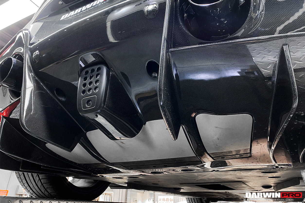 2015 - 2020 Ferrari 488 GTB Pista Style Rear Bumper & Wing