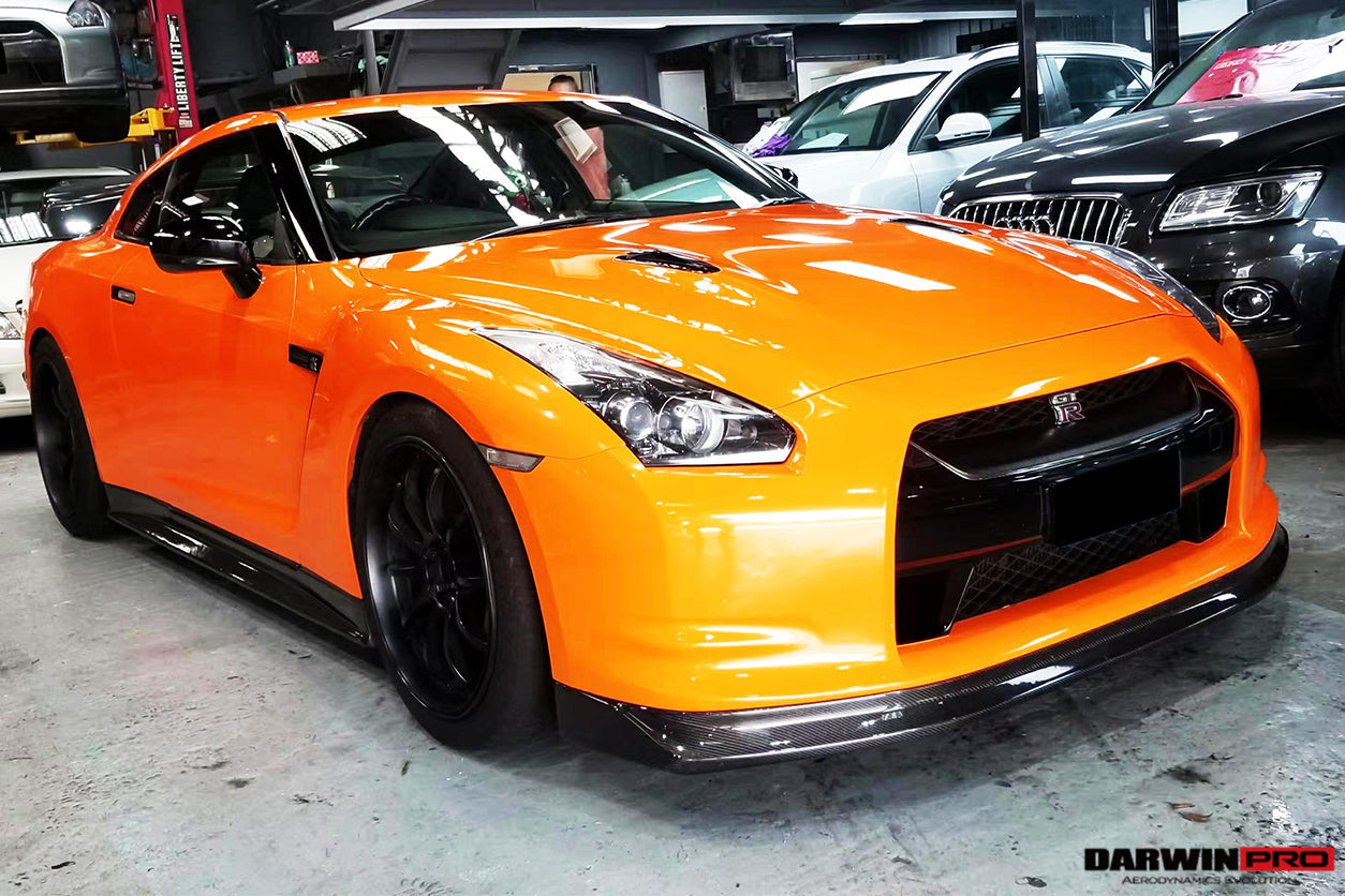2008 - 2022 Nissan GTR R35 CBA/DBA ZEL Style Carbon Fiber Side Skirts